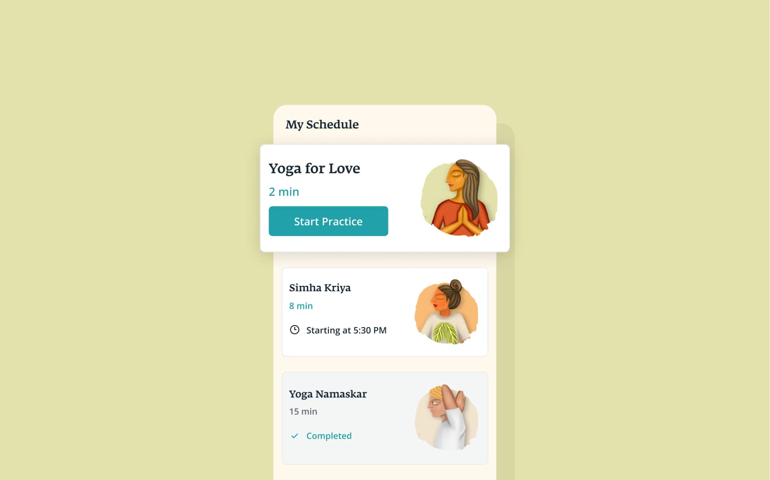 Sadhguru App interface details